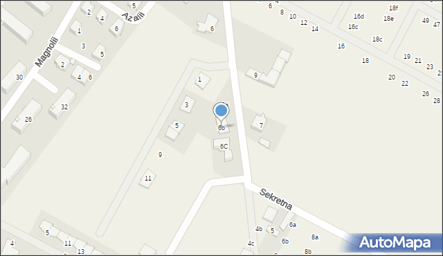 Falenty Nowe, Rozbrat, 6b, mapa Falenty Nowe