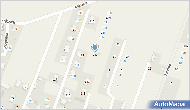 Fasty, Rolna, 13e, mapa Fasty