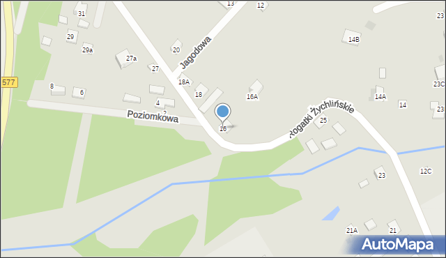 Gąbin, Rogatki Żychlińskie, 16, mapa Gąbin