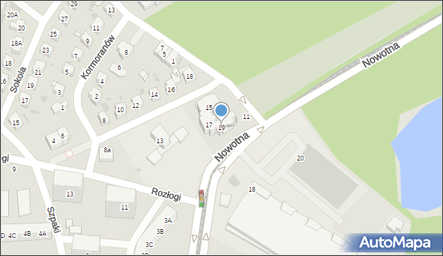Gdańsk, Rozłogi, 19, mapa Gdańska