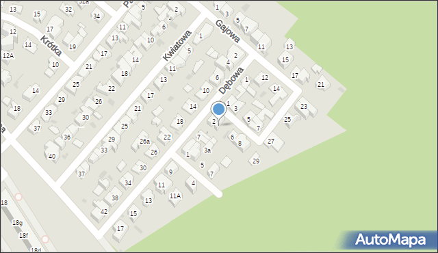 Gdynia, Różana, 4, mapa Gdyni
