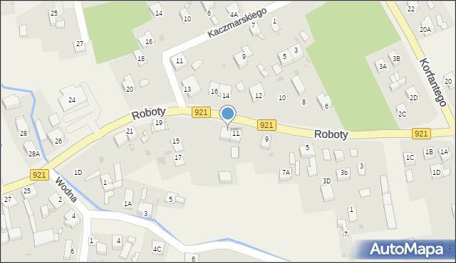 Gierałtowice, Roboty, ks., 13, mapa Gierałtowice