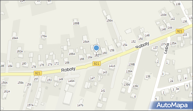 Gierałtowice, Roboty, ks., 162, mapa Gierałtowice