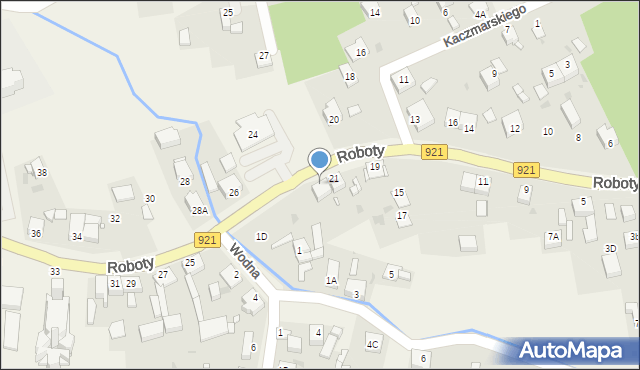 Gierałtowice, Roboty, ks., 23, mapa Gierałtowice