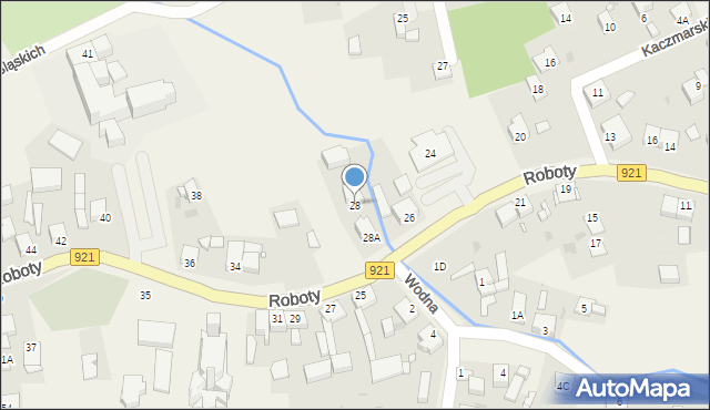 Gierałtowice, Roboty, ks., 28, mapa Gierałtowice