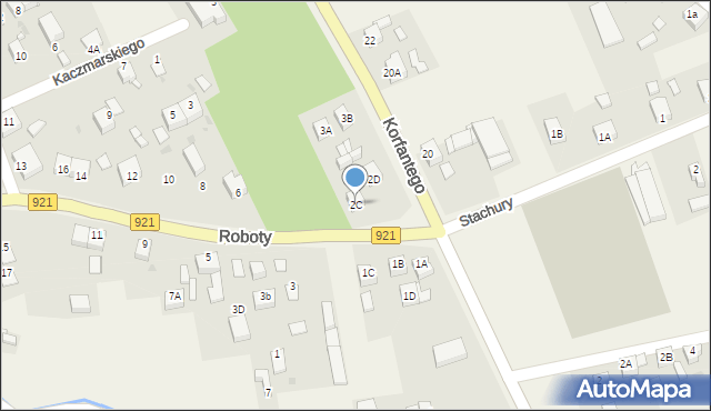 Gierałtowice, Roboty, ks., 2C, mapa Gierałtowice