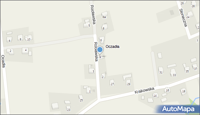 Gilowice, Rocławska, 4, mapa Gilowice