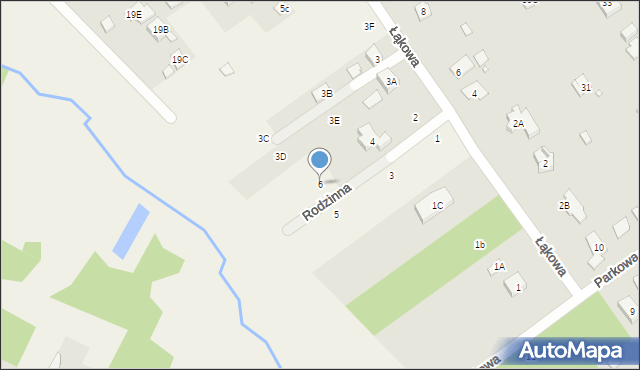 Głosków-Letnisko, Rodzinna, 6, mapa Głosków-Letnisko