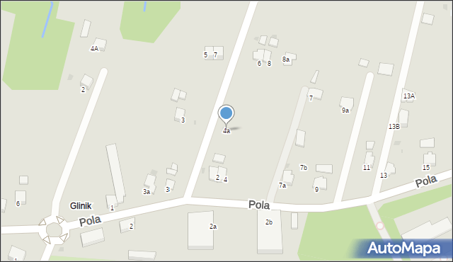 Gorlice, Robotnicza, 4a, mapa Gorlic