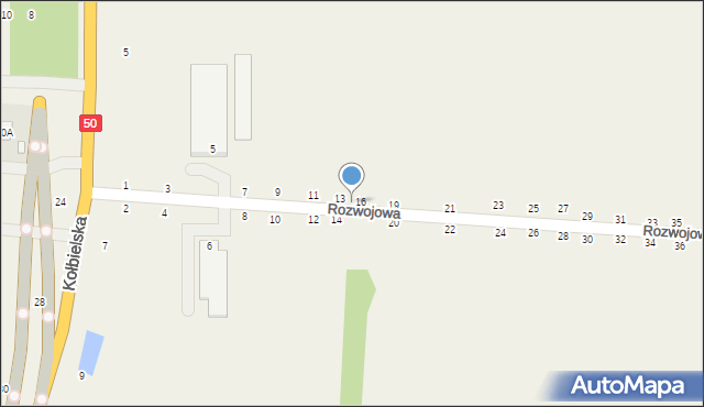 Grębiszew, Rozwojowa, 15, mapa Grębiszew