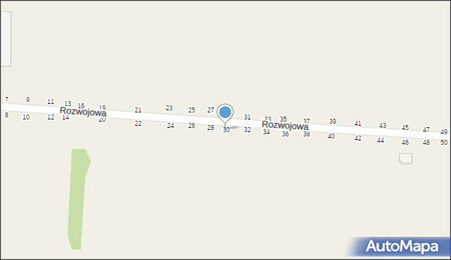 Grębiszew, Rozwojowa, 30, mapa Grębiszew