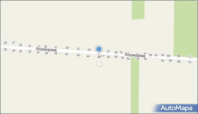 Grębiszew, Rozwojowa, 46, mapa Grębiszew