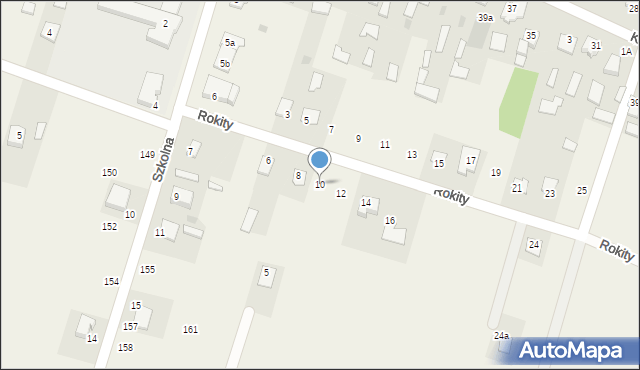 Gręzówka, Rokity Feliksa, ks., 10, mapa Gręzówka