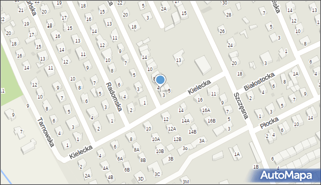 Grodzisk Mazowiecki, Robotnicza, 2, mapa Grodzisk Mazowiecki