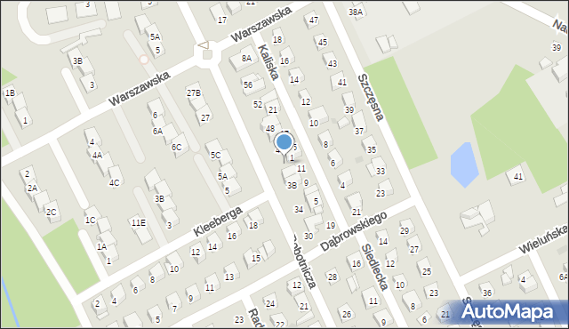 Grodzisk Mazowiecki, Robotnicza, 42, mapa Grodzisk Mazowiecki