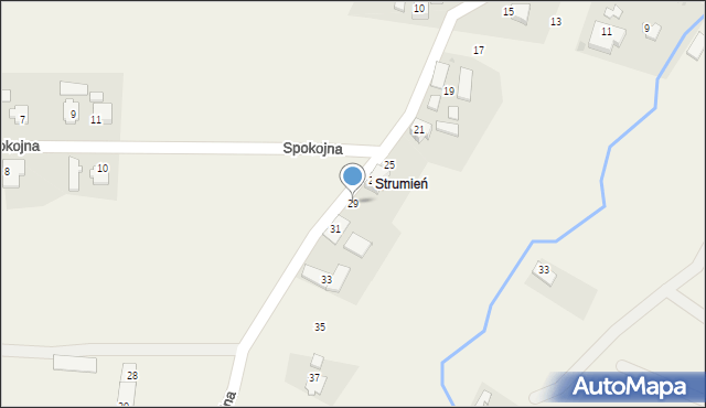 Hażlach, Rolna, 29, mapa Hażlach