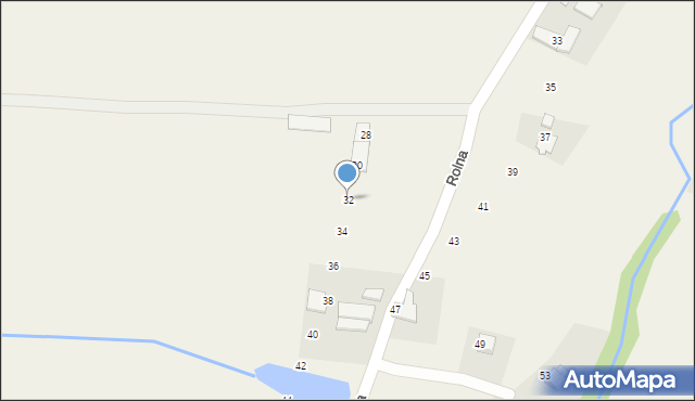 Hażlach, Rolna, 32, mapa Hażlach