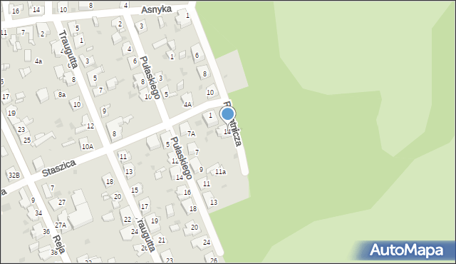 Jaworzno, Robotnicza, 14, mapa Jaworzno