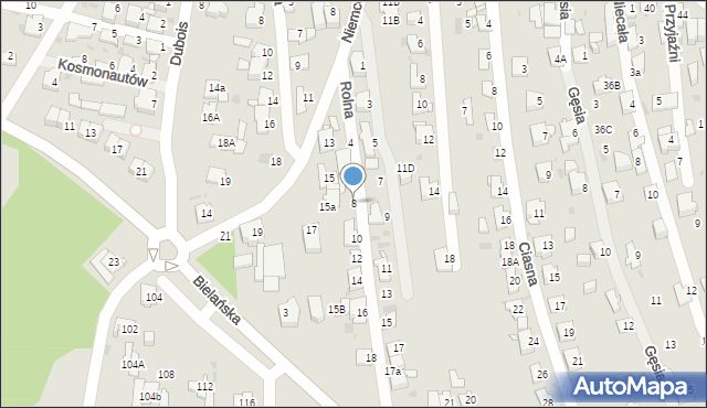 Jaworzno, Rolna, 8, mapa Jaworzno
