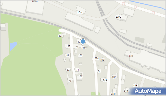 Jaworzno, Roździeńskiego Walentego, 78a, mapa Jaworzno