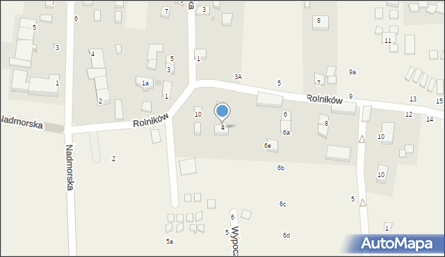 Jezierzany, Rolników, 4, mapa Jezierzany