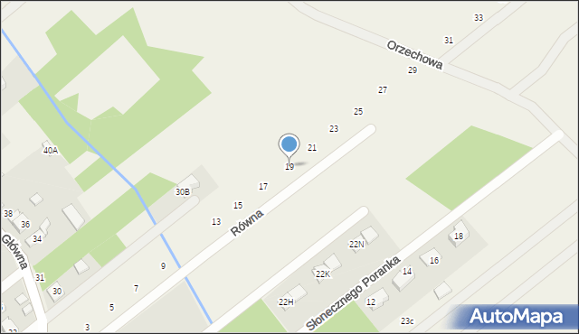 Józefów, Równa, 19, mapa Józefów