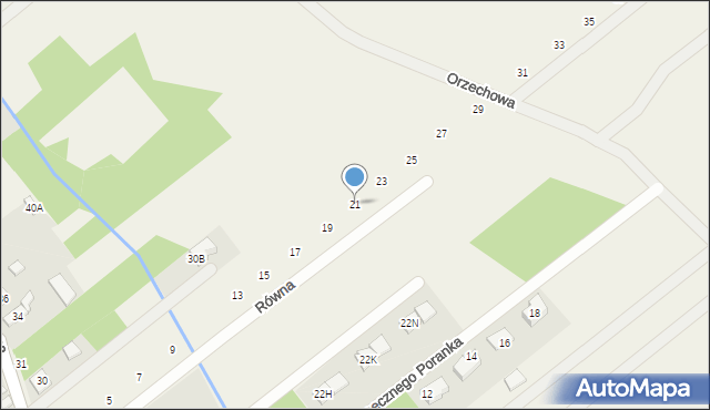 Józefów, Równa, 21, mapa Józefów