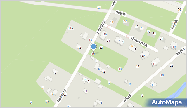 Józefów, Rolnicza, 10, mapa Józefów