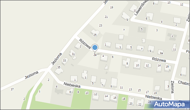 Karczemki, Różowa, 2a, mapa Karczemki