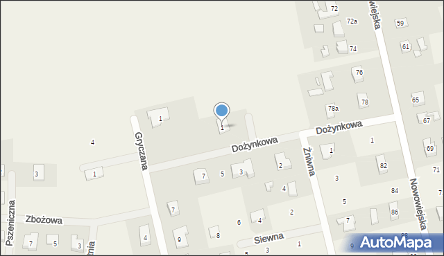 Kaźmierz, Rolna, 1, mapa Kaźmierz