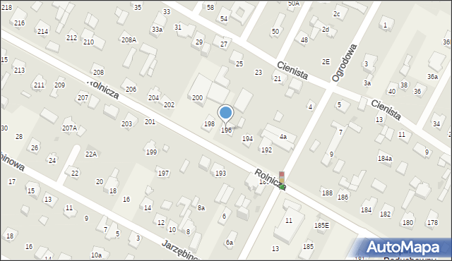 Kiełpin, Rolnicza, 196, mapa Kiełpin