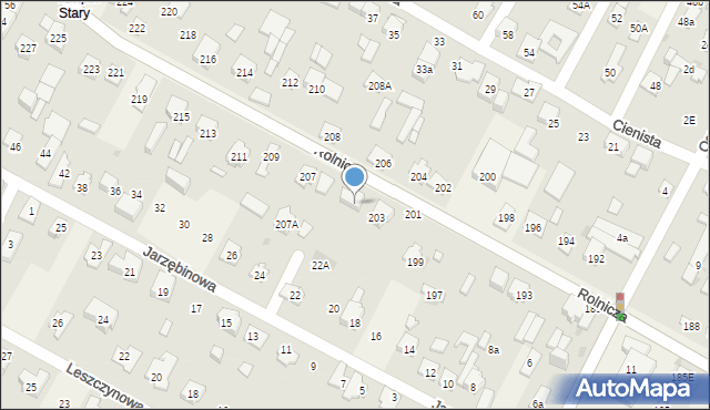 Kiełpin, Rolnicza, 205, mapa Kiełpin