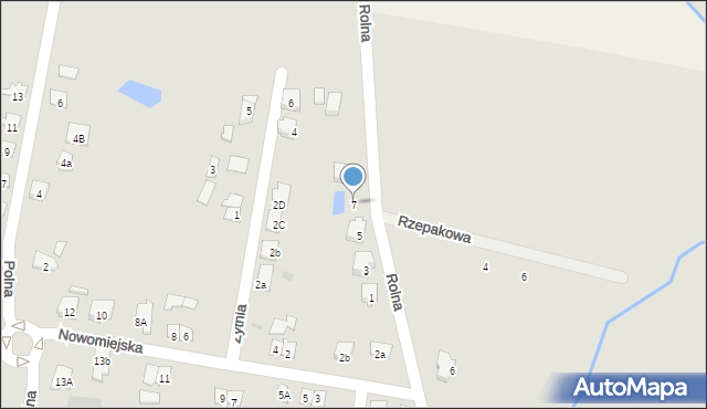 Kisielice, Rolna, 7, mapa Kisielice