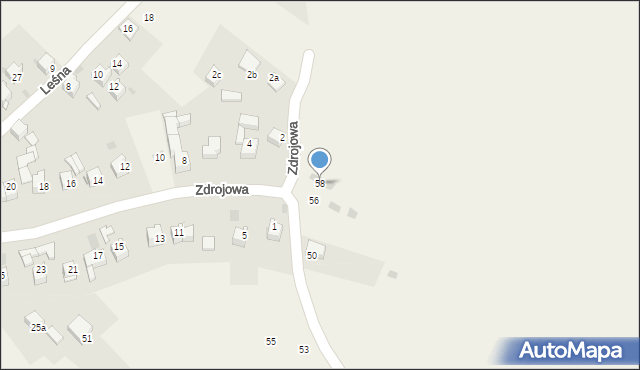 Kluszkowce, Rozwojowa, 58, mapa Kluszkowce