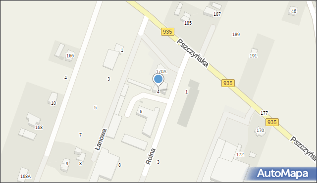 Kobielice, Rolna, 4, mapa Kobielice