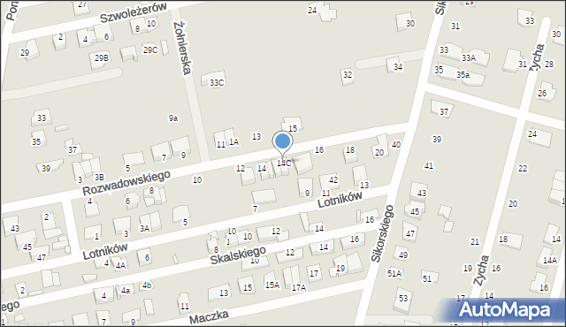 Kobyłka, Rozwadowskiego Tadeusza, gen., 14C, mapa Kobyłka