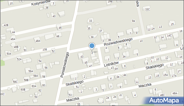 Kobyłka, Rozwadowskiego Tadeusza, gen., 2, mapa Kobyłka