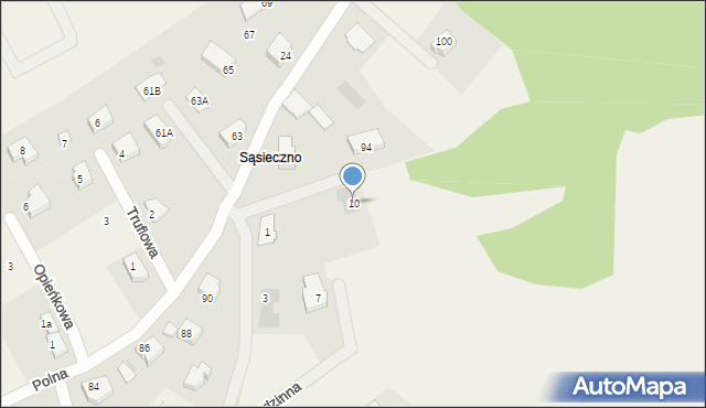 Kolbudy, Rodzinna, 10, mapa Kolbudy