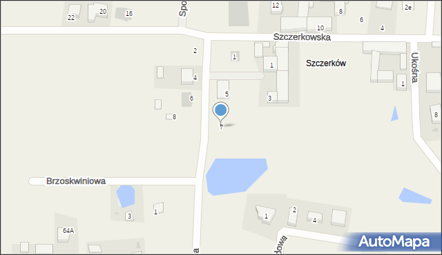 Konarzew, Rolna, 7, mapa Konarzew