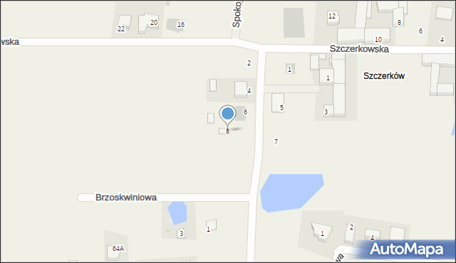 Konarzew, Rolna, 8, mapa Konarzew
