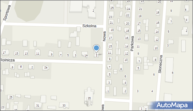 Konstantynów, Rolnicza, 1, mapa Konstantynów