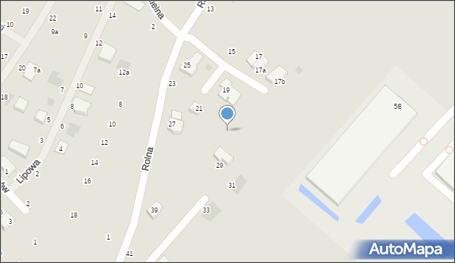 Koszalin, Rolna, 19c, mapa Koszalina