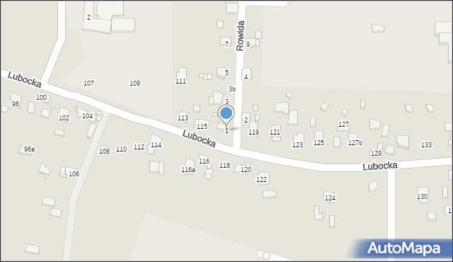 Kraków, Rowida Henryka, 1, mapa Krakowa