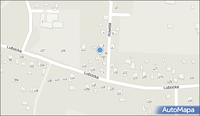 Kraków, Rowida Henryka, 3a, mapa Krakowa