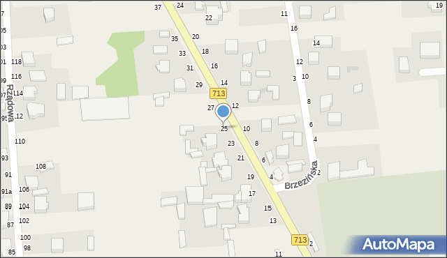 Kurowice, Rokicińska, 25, mapa Kurowice