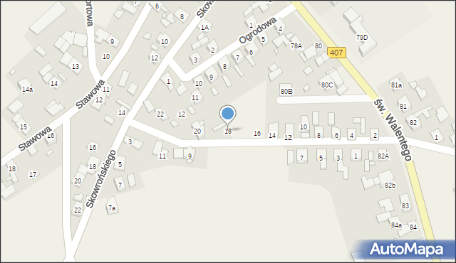 Łącznik, Roboty Filipa, 18, mapa Łącznik