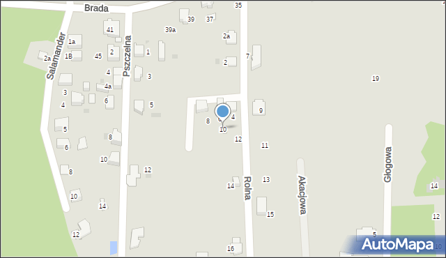 Łaziska Górne, Rolna, 10, mapa Łaziska Górne