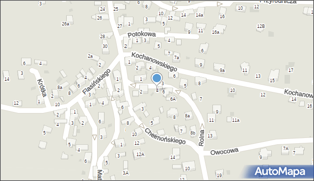 Libiąż, Rolna, 4, mapa Libiąż