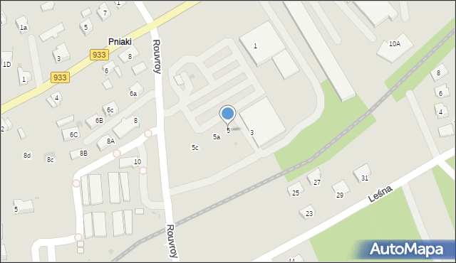 Libiąż, Rouvroy, 5, mapa Libiąż