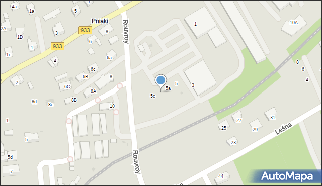 Libiąż, Rouvroy, 5b, mapa Libiąż